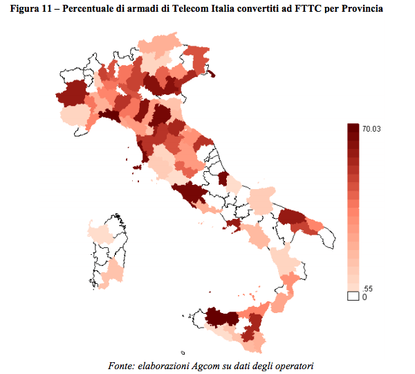 La copertura di reti supeveloci in Italia è tra le ultime in Europa