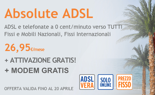 Promozione esclusiva Infostrada: attivazione e modem gratis, più canone scontato