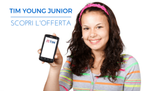 Tim young junior: l’offerta made in TIM pensata per i più giovani.