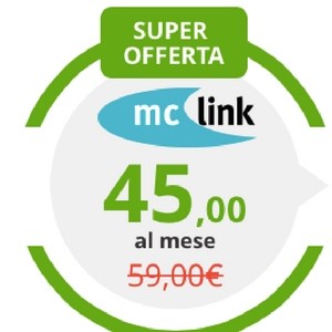 Internet Fibra e telefono Mc-Link: VoiceNet Casa Flat Ultra BroadBand