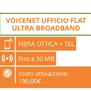 Internet Fibra e telefono Mc-Link: VoiceNet Ufficio Flat Ultra BroadBand