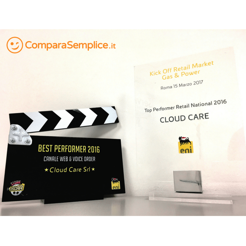 Eccellenza ComparaSemplice: Eni premia le performance del comparatore per il mercato Retail Gas & Power 2016