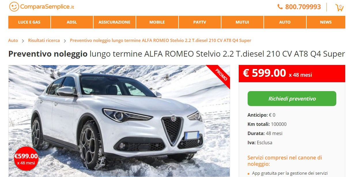 Noleggio a lungo termine: offerte di dicembre