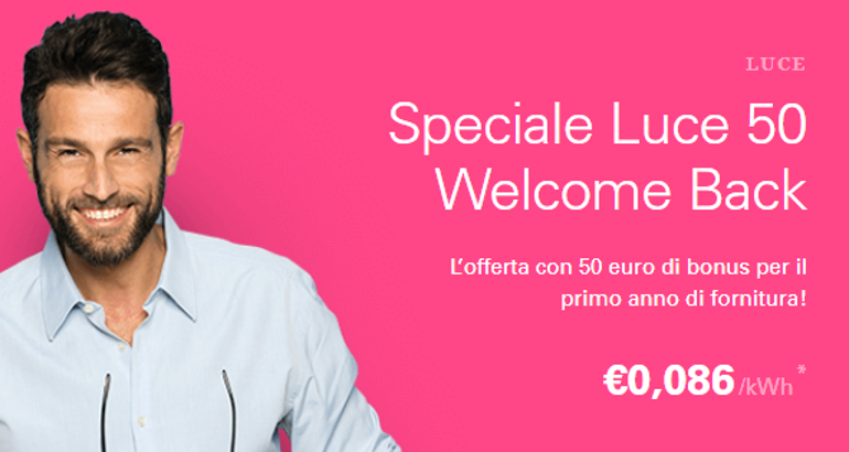 Enel Energia: offerta Speciale Luce 50 con il bonus fino al 25 settembre