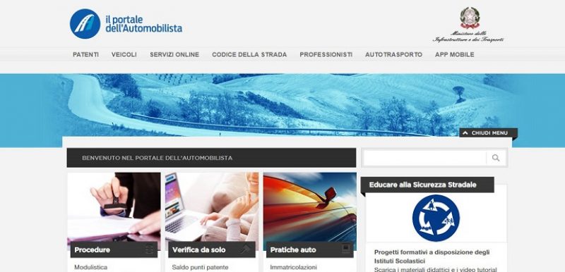 SCARICA IL PORTALE DELLAUTOMOBILISTA