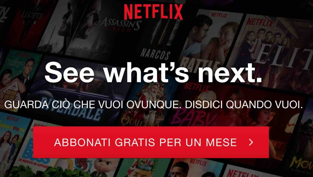 Netflix Mese Gratis Senza Carta Di Credito