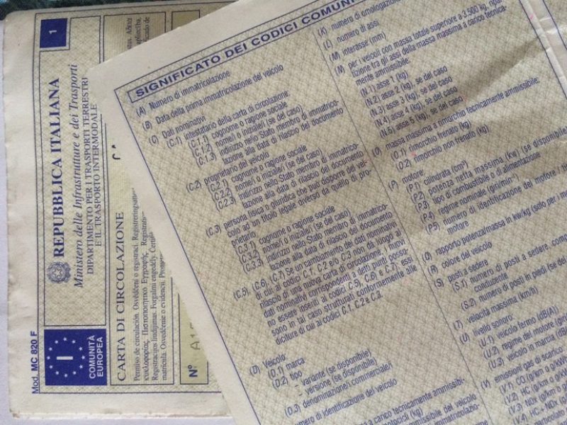 Carta Di Circolazione Illeggibile Cosa Fare Basta Poco Per