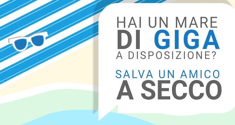 Kena lancia Giga Amico, per trasferire GB ad un amico rimasto senza