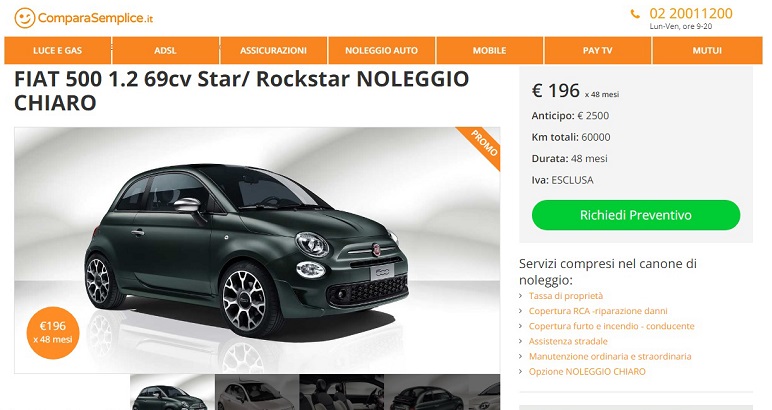 Luglio 2019: migliori offerte noleggio lungo termine