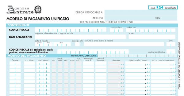 Modello F24 Semplificato Cosè E Come Compilarlo