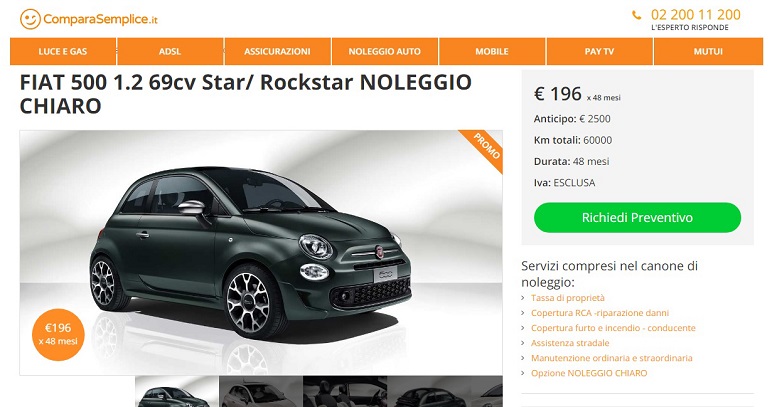 Ottobre 2019: migliori offerte auto per il noleggio lungo termine