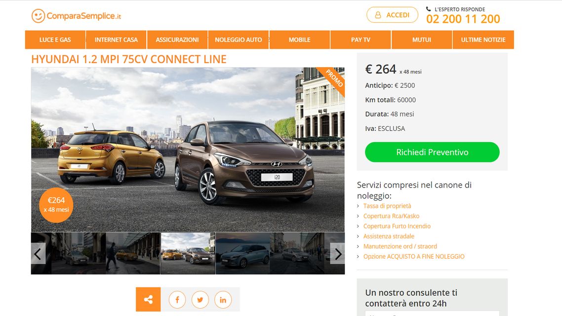 Offerte noleggio auto lungo termine: gennaio 2021