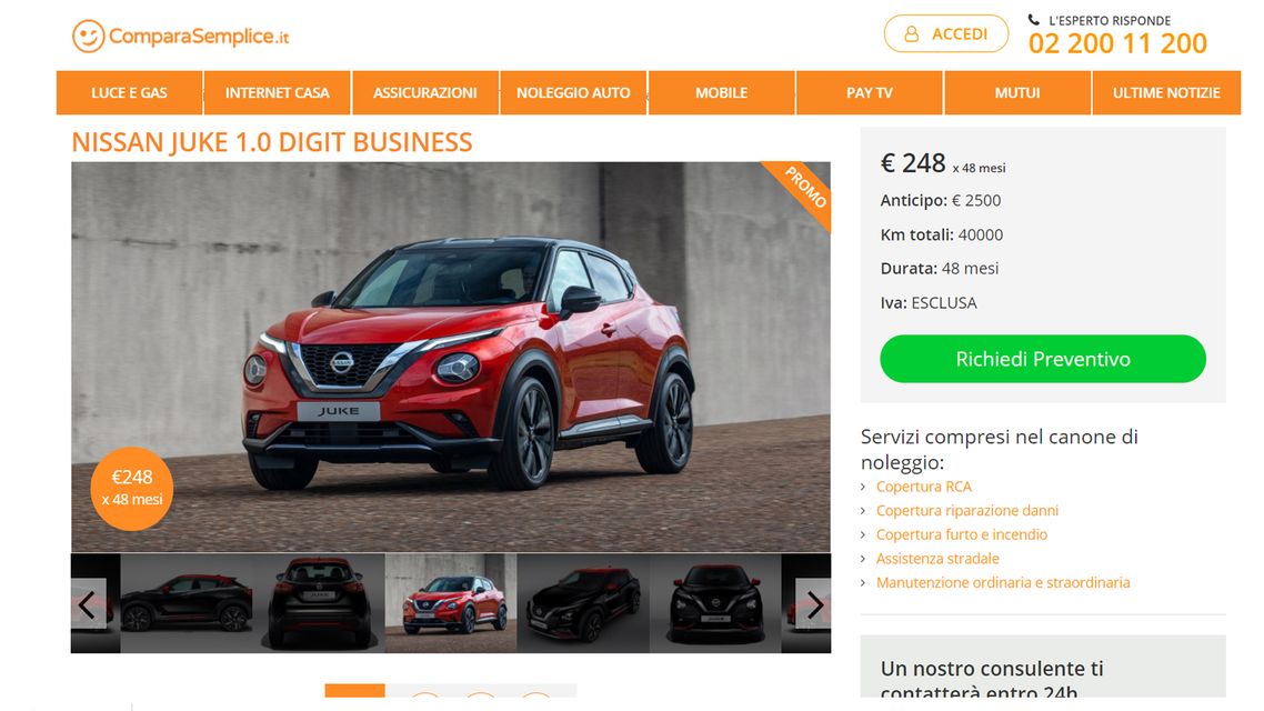 Offerte noleggio auto lungo termine: febbraio 2021