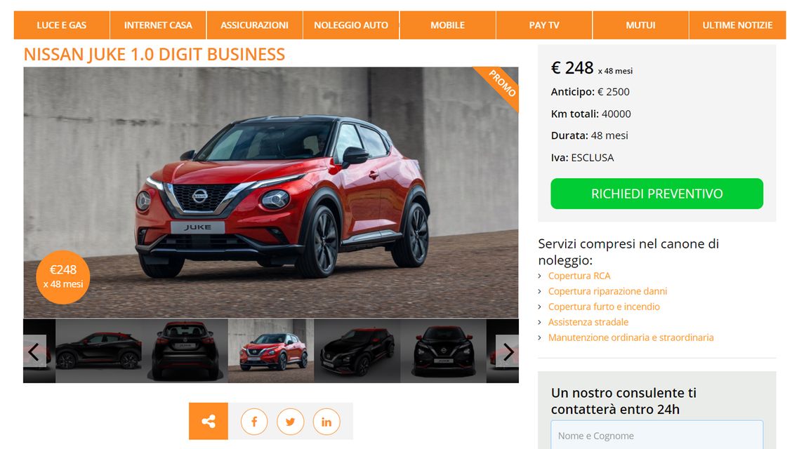 Offerte noleggio auto lungo termine: maggio 2021