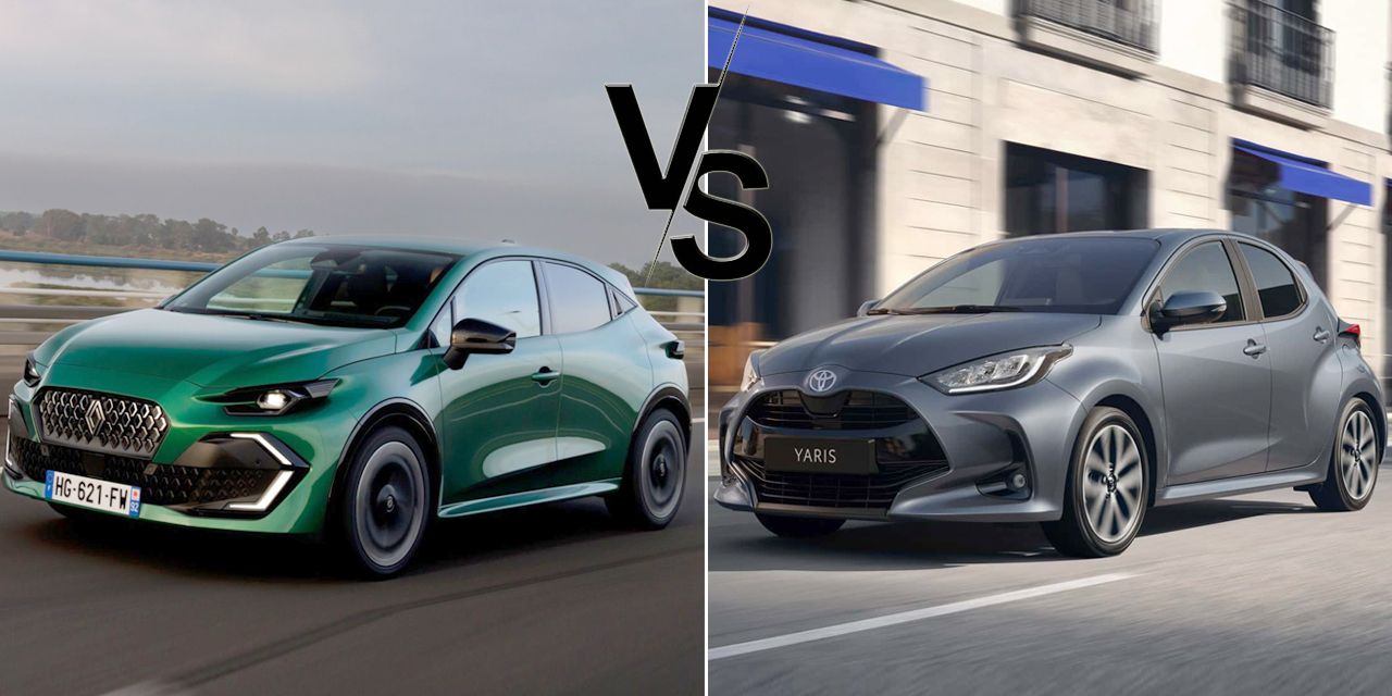 Toyota Yaris Vs Renault Clio: utilitarie hybrid a confronto